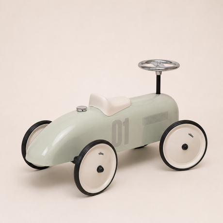 Le petit bolide vert sauge