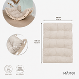 Arche d'escalade enfant en bois avec coussin – Bascule Montessori multifonction | 100% ECO | Les Apprentis Malins