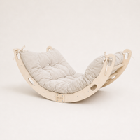 Arche d'escalade enfant en bois avec coussin – Bascule Montessori multifonction | 100% ECO | Les Apprentis Malins