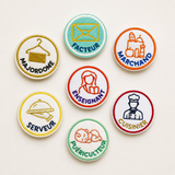 Interchangeable Children's Badge – "Like Grown-ups" Collection | Made in France | Les Apprentis Malins