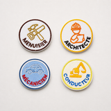 Interchangeable kids' badge – "Building and Repairing" Collection | Made in France | Les Apprentis Malins