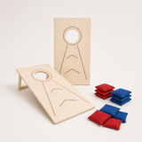 Jeu de Cornhole en bois – Jeu de lancer intérieur et extérieur | Enfants et adultes | 100% ECO | Les Apprentis Malins