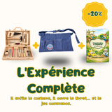 Coffret Menuisier Enfant – 16 Vrais Outils en Bois et Métal | 4-10 ans